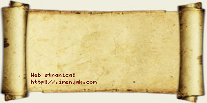 Daniel Jovandić vizit kartica